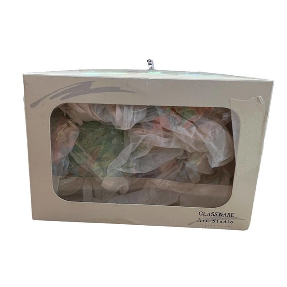 Glassware Art Studio Blown Glass Ornament Wise Man Hand painted Poland NIB - Picture 9 of 10